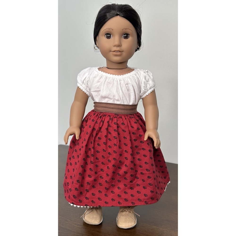 Josefina Montoya Doll American Girl Meet Outfit Hair Ribbon Tight Limbs 2000s